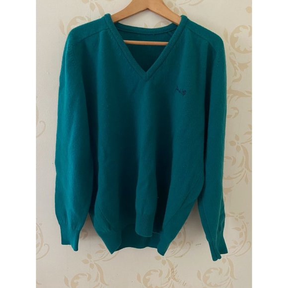 Vintage Pringle of Scotland Wool VNeck Stunning Sweater Medium - Picture 1 of 3